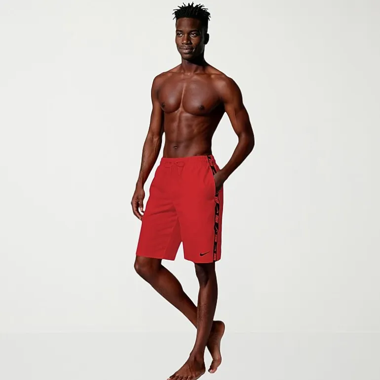 Nike Mens Drawstring Waist 9" Swim Trunks