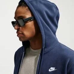 Nike Mens Long Sleeve Fleece Zipper Active Big and Tall Hoodie