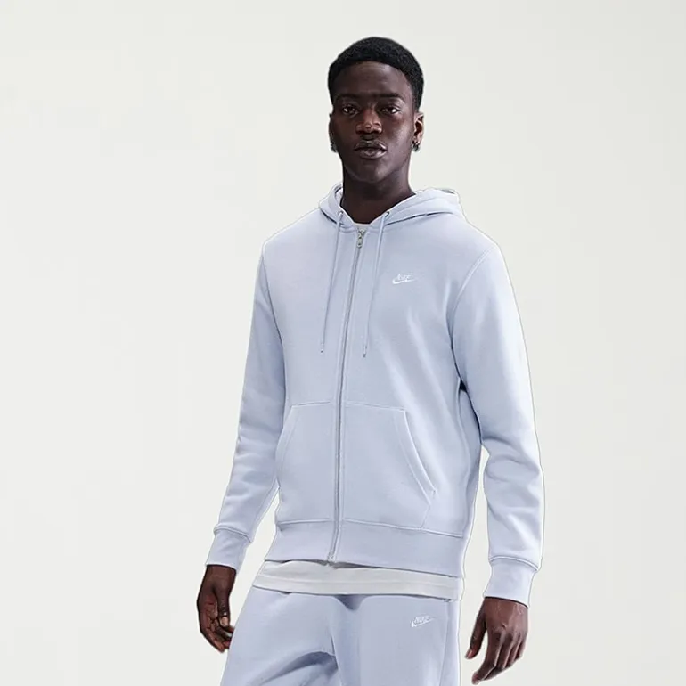 Nike Mens Long Sleeve Fleece Zipper Active Big and Tall Hoodie