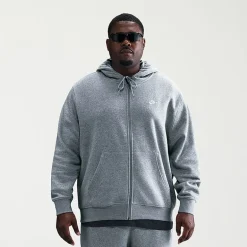 Nike Mens Long Sleeve Fleece Zipper Active Big and Tall Hoodie