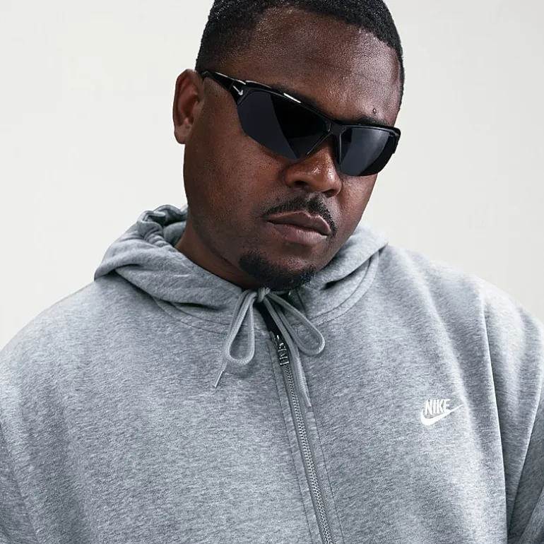 Nike Mens Long Sleeve Fleece Zipper Active Big and Tall Hoodie