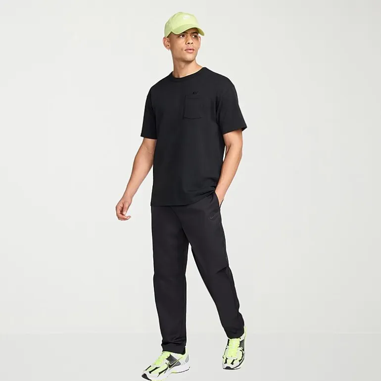 Nike Mens Tapered Mid Rise Relaxed Fit Active Pull-On Pant
