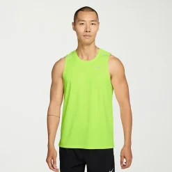 Nike Miler Uv Dri Fit Mens Crew Neck Sleeveless Active Tank Top