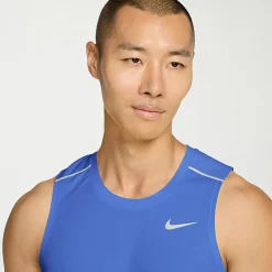 Nike Miler Uv Dri Fit Mens Crew Neck Sleeveless Active Tank Top