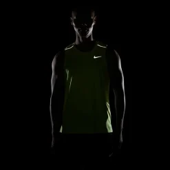 Nike Miler Uv Dri Fit Mens Crew Neck Sleeveless Active Tank Top