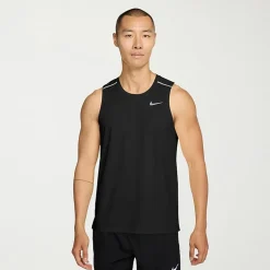 Nike Miler Uv Dri Fit Mens Crew Neck Sleeveless Active Tank Top