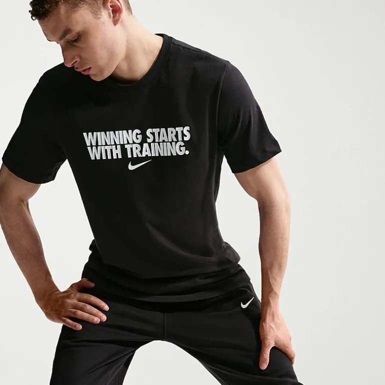 Nike Therma-Fit Mens Straight Mid Rise Regular Fit Workout Pant