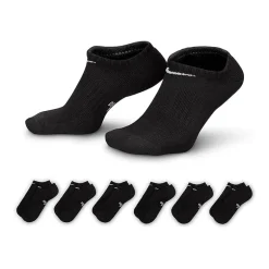 Nike Unisex 6 Pair No Show Socks