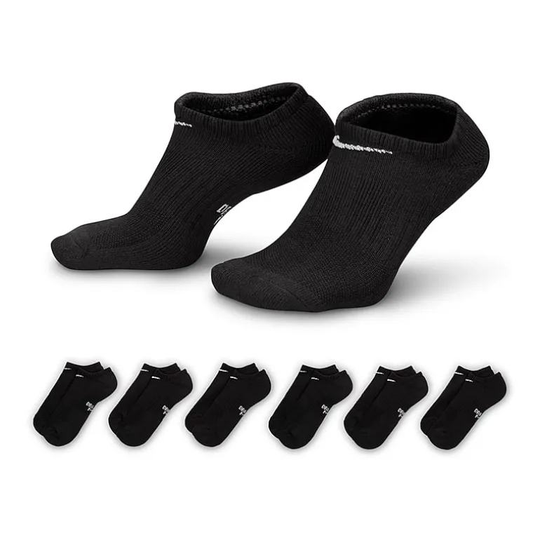 Nike Unisex 6 Pair No Show Socks