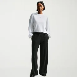Nike Womens Crew Neck Long Sleeve Embroidered Sweatshirt