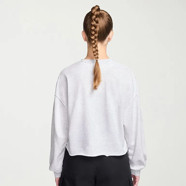 Nike Womens Crew Neck Long Sleeve Embroidered Sweatshirt