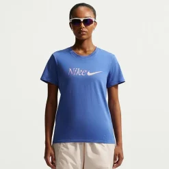 Nike Womens Crew Neck Short Sleeve Active T-Shirt
