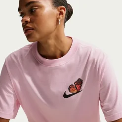 Nike Womens Crew Neck Short Sleeve Active T-Shirt