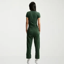 Nike Womens Drawstring Waist Lightweight Cinched Mid Rise Loose Fit Active Jogger Pant