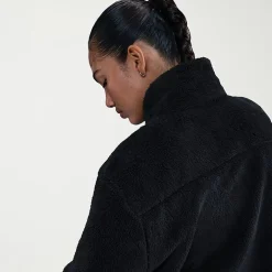 Nike Womens Fleece Lined Sherpa Lined Midweight Jacket