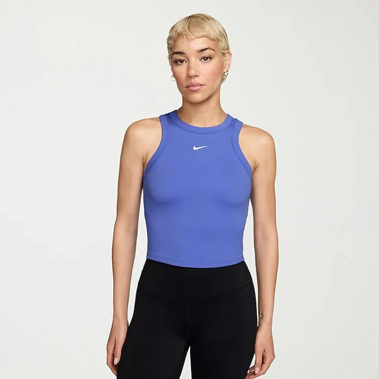 Nike Womens High Neck Sleeveless Active Tank Top
