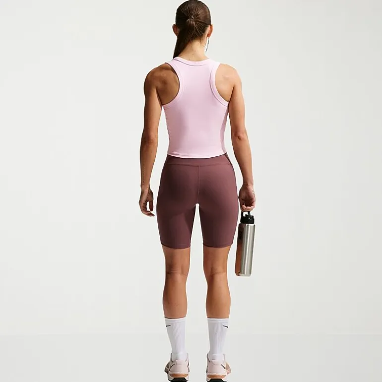 Nike Womens High Neck Sleeveless Active Tank Top
