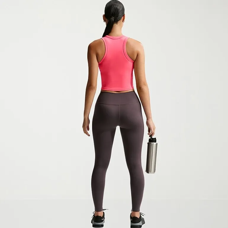 Nike Womens High Neck Sleeveless Active Tank Top