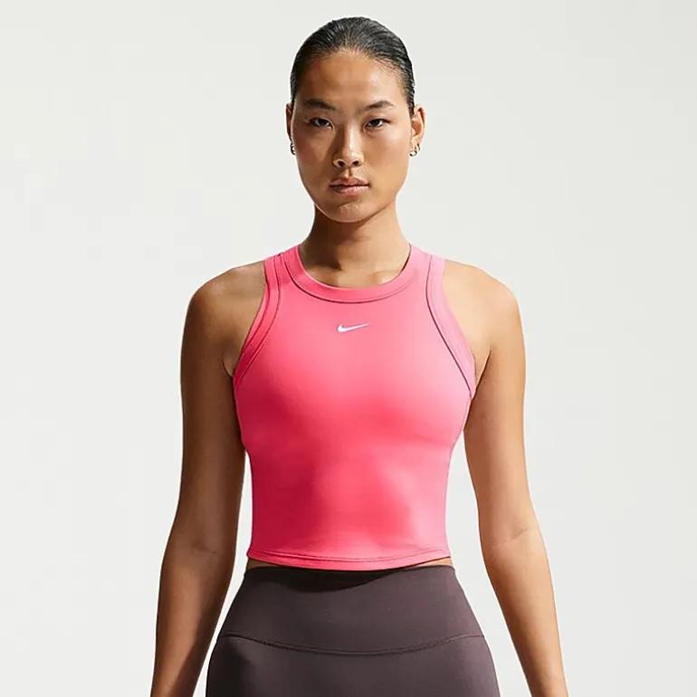 Nike Womens High Neck Sleeveless Active Tank Top