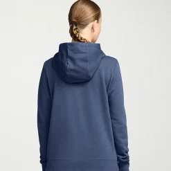 Nike Womens Long Sleeve Embroidered Fleece Lined Lined Fleece Zipper Active Hoodie