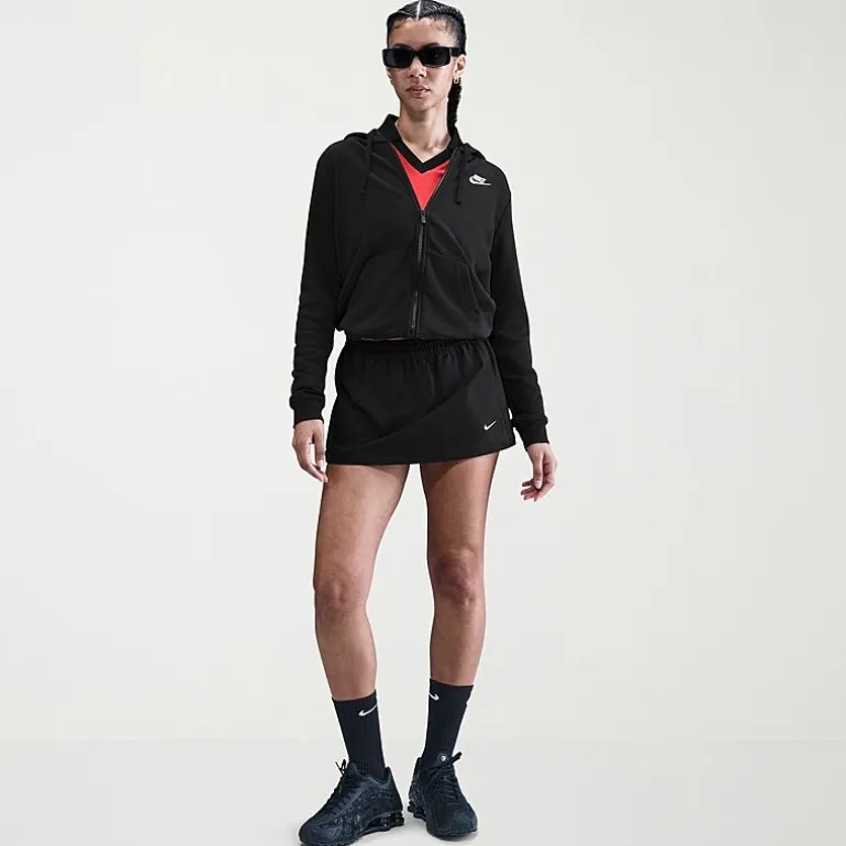 Nike Womens Long Sleeve Fleece Zipper Active Hoodie