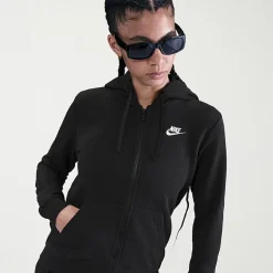 Nike Womens Long Sleeve Fleece Zipper Active Hoodie