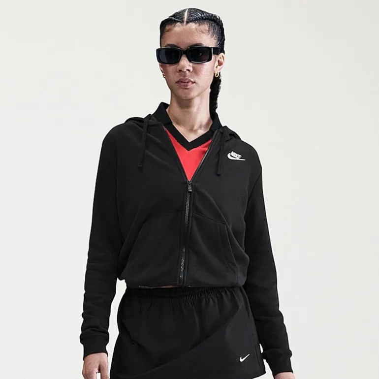 Nike Womens Long Sleeve Fleece Zipper Active Hoodie