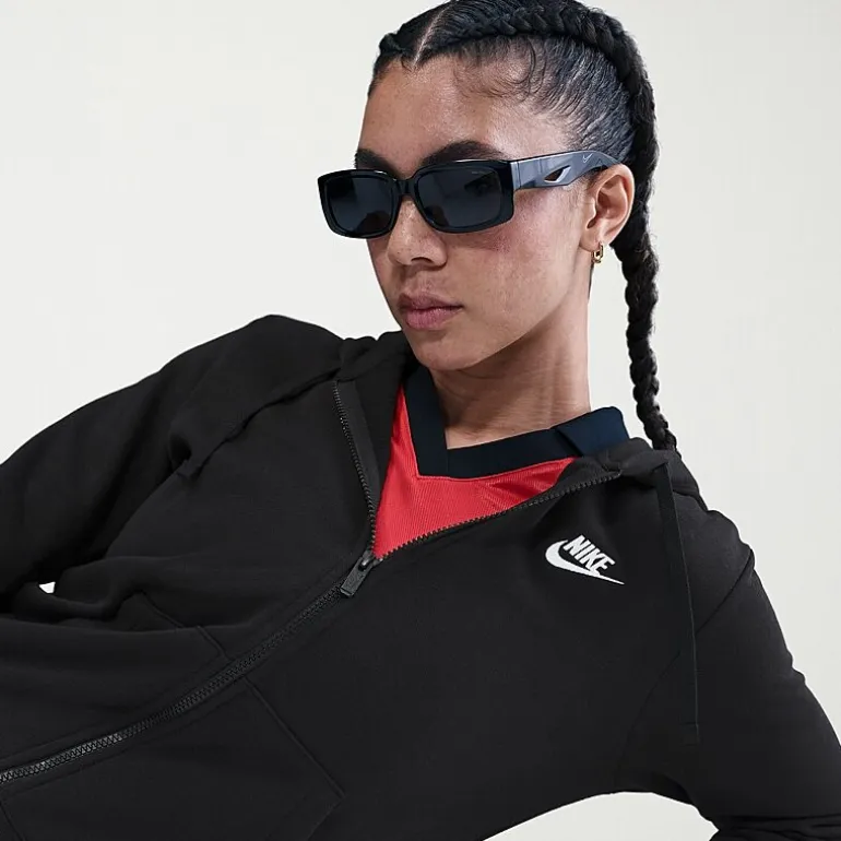 Nike Womens Long Sleeve Fleece Zipper Active Hoodie