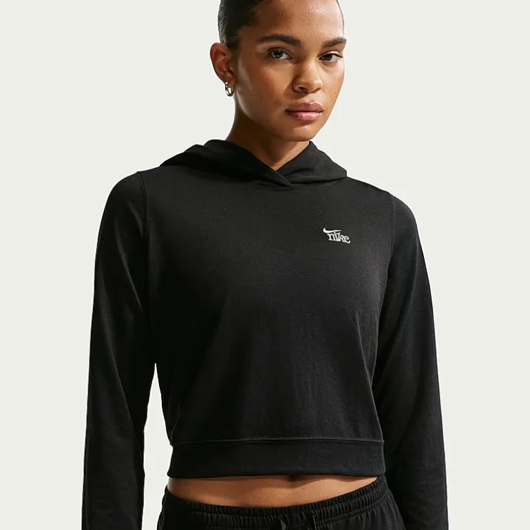 Nike Womens Long Sleeve Moisture Wicking Active Hoodie
