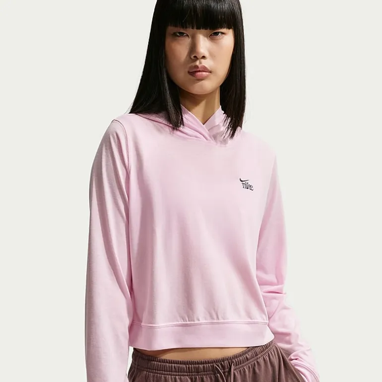 Nike Womens Long Sleeve Moisture Wicking Active Hoodie