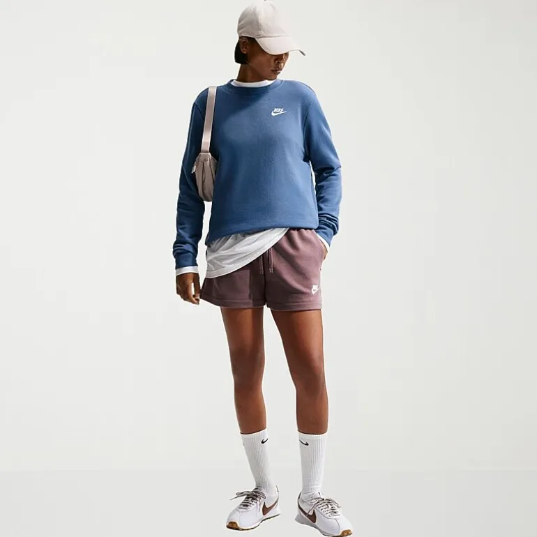 Nike Womens Mid Rise Drawstring Waist Active Pull-On Short