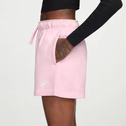 Nike Womens Mid Rise Drawstring Waist Active Pull-On Short