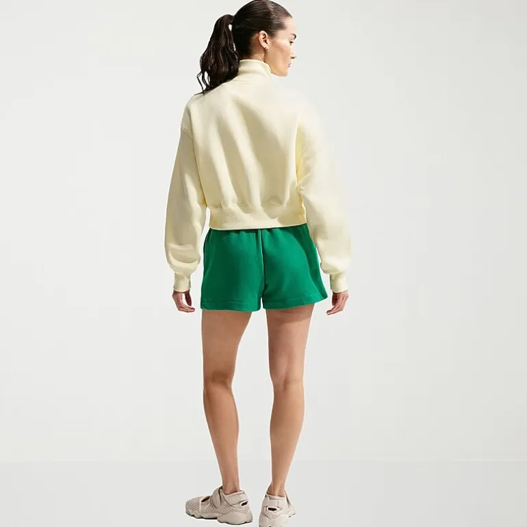 Nike Womens Mid Rise Drawstring Waist Active Pull-On Short