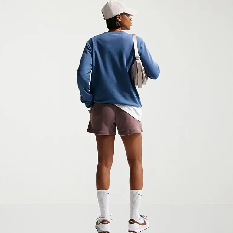Nike Womens Mid Rise Drawstring Waist Active Pull-On Short