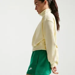 Nike Womens Mid Rise Drawstring Waist Active Pull-On Short