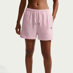 Nike Womens 4" Mid Rise Moisture Wicking Drawstring Waist Active Pull-On Short