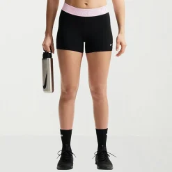Nike Womens 3" Mid Rise Stretch Fabric Moisture Wicking Quick Dry Bike Short
