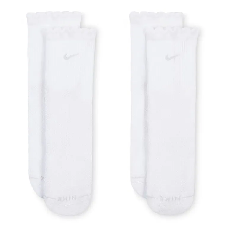 Nike Womens 2 Pair Crew Socks
