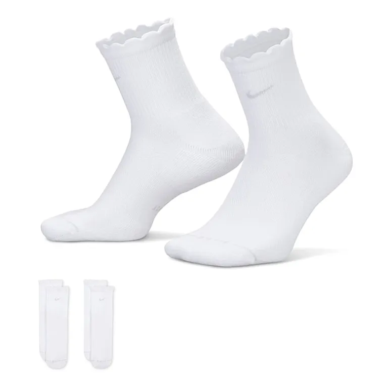 Nike Womens 2 Pair Crew Socks