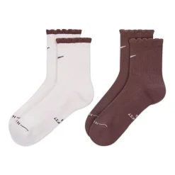 Nike Womens 2 Pair Crew Socks