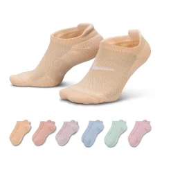 Nike Womens 6 Pair No Show Socks