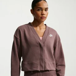Nike Womens V Neck Long Sleeve Cardigan