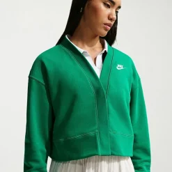 Nike Womens V Neck Long Sleeve Cardigan