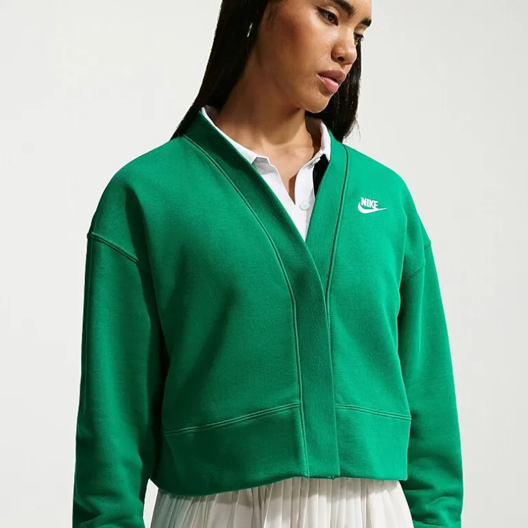 Nike Womens V Neck Long Sleeve Cardigan