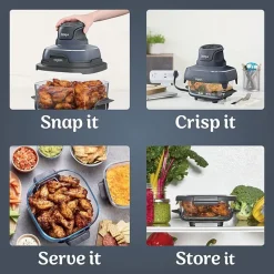 Ninja Crispi 4-in-1 Portable Glass Air Fryer Cooking System