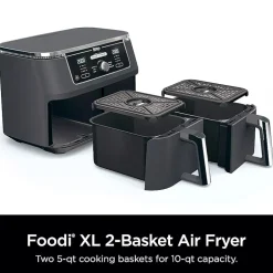 Ninja Foodi XL 2-Basket Air Fryer