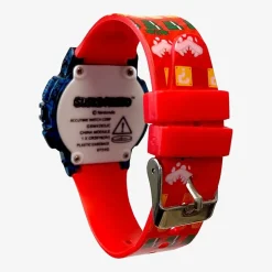 Nintendo Super Mario Boys Multicolor Strap Watch Gsm4283jc