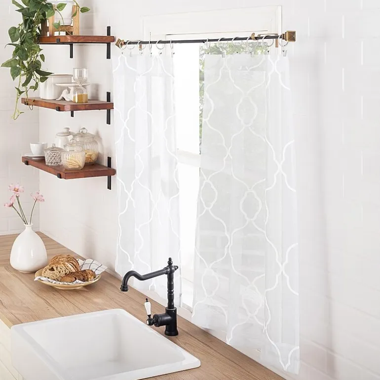 No 918 Allerton 2-pc. Rod Pocket Window Tier