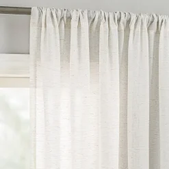 No 918 Amalfi Rod Pocket Sheer Single Curtain Panel