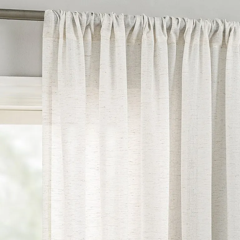 No 918 Amalfi Rod Pocket Sheer Single Curtain Panel